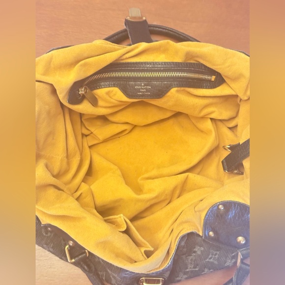 Louis Vuitton Black Denim Mahina XL Hobo Bag - Picture 4 of 13